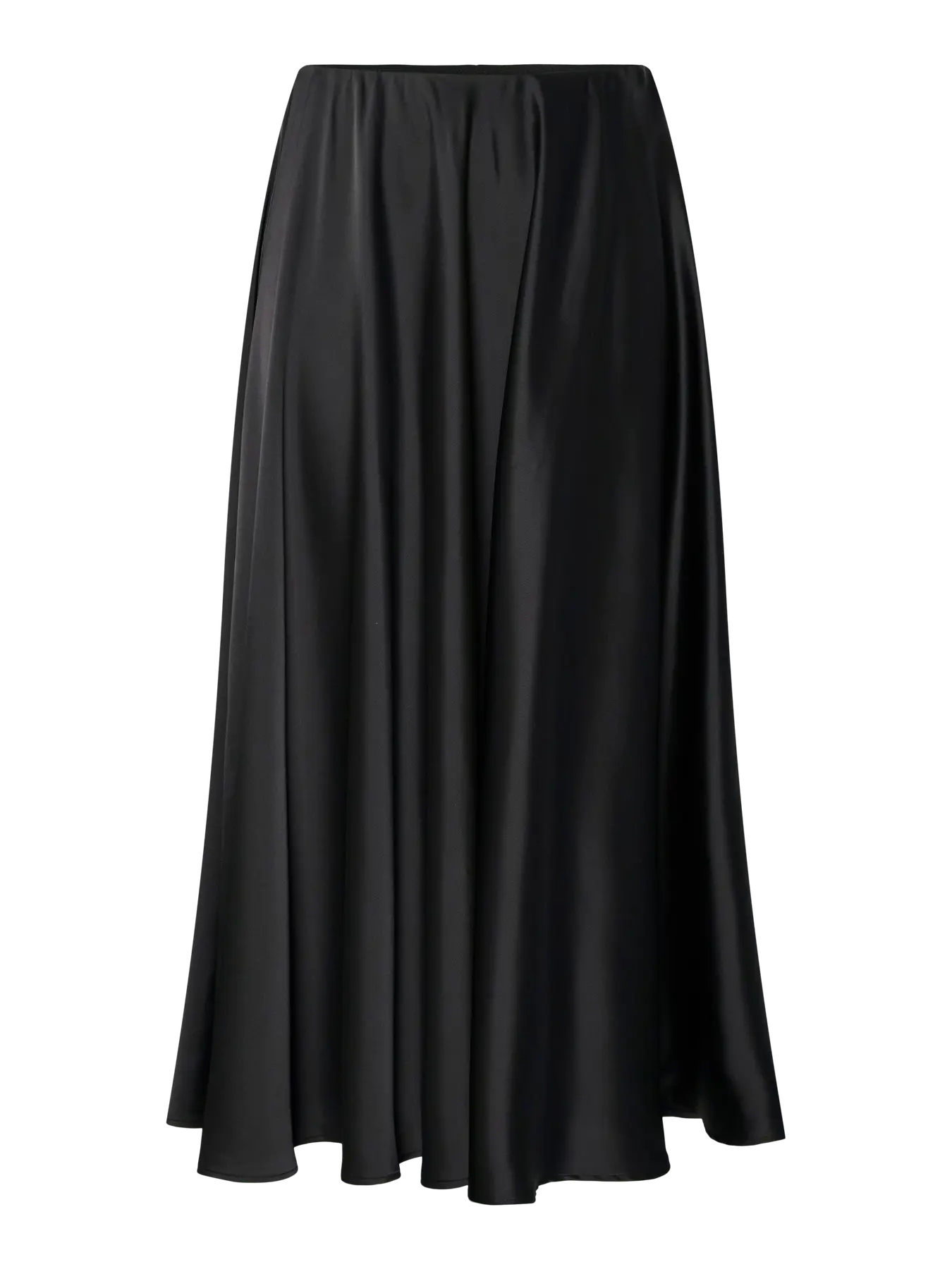 Yaspella Hw Volume Ankle Skirt - Svart