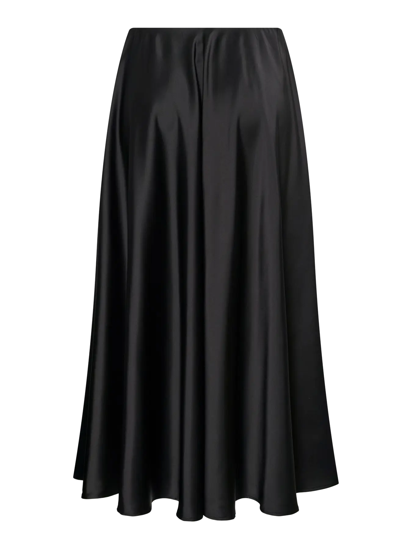 Yaspella Hw Volume Ankle Skirt - Svart