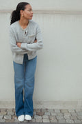 Melange Cardigan - Grey