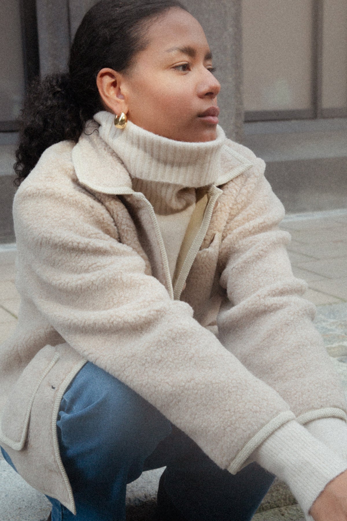 A.P.C. Blouson Esther - Beige Rose