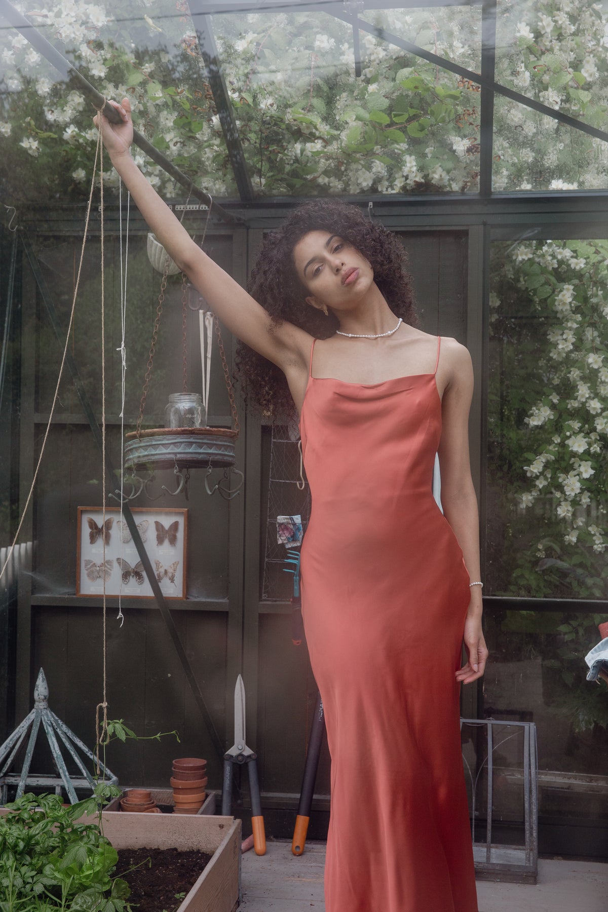 Eila Dress - Terracotta