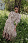 Cotton Slub Midi Dress - Paisley