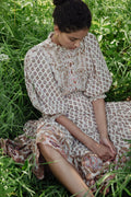 Cotton Slub Midi Dress - Paisley
