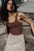 Domino Swim - Metallic Chocolate