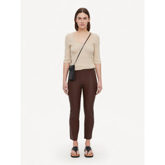 Florentina Leather Trousers - Chestnut