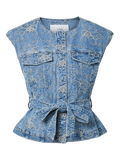 Yaskari Denimväst - Ljusblå Denim