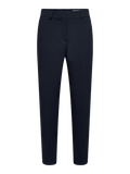 Selected Femme - Rita-Ria Cropped Byxa - Dark Sapphire Melange