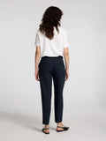 Selected Femme - Rita-Ria Cropped Byxa - Dark Sapphire Melange