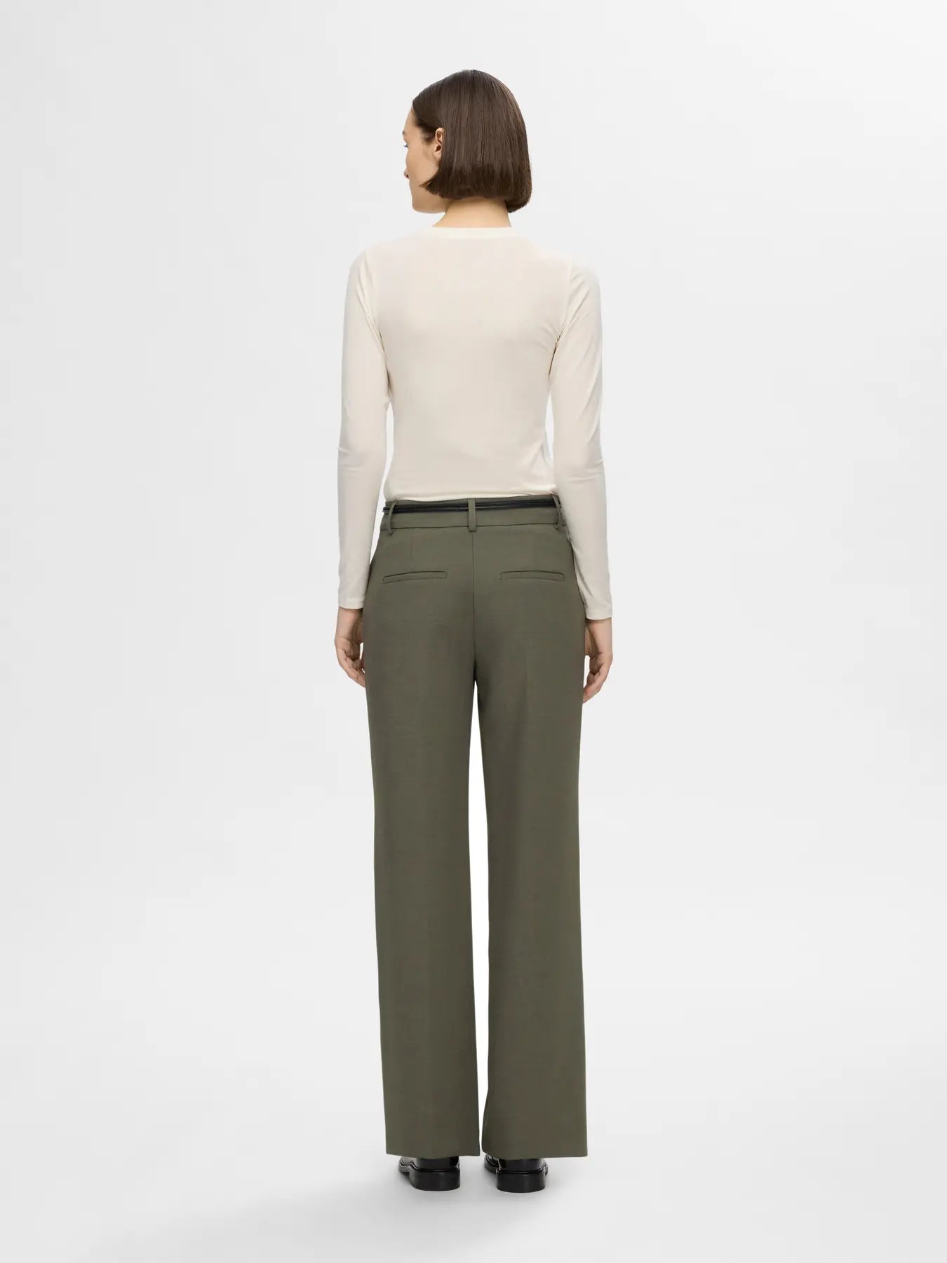 Rita Mw Wide Pant - Deep Depths Melange