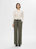 Rita Mw Wide Pant - Deep Depths Melange