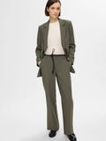 Rita Mw Wide Pant - Deep Depths Melange