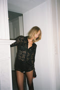 Kiki Lace Blouse - Black