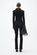 Zipped Collar Knit - Vulcan