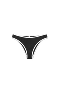 Ribbed Bikini Bottom - Svart