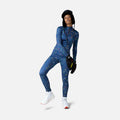 W Booster 1/2 Zip Top - Cosmic Blue