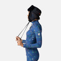 W Booster 1/2 Zip Top - Cosmic Blue