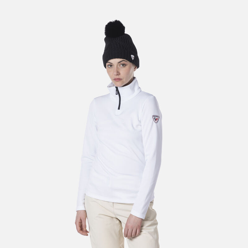 W Resort 1/2 Zip - White