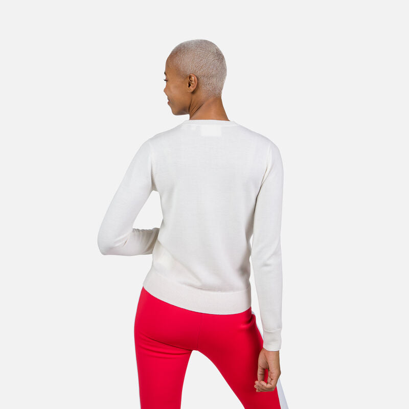 W Esther Round Neck - White