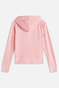 Robertson Classic Velour Zip Hoodie - Candy Pink