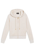 Robertson Classic Velour Zip Hoodie Gold Hw - Oatmeal Marl