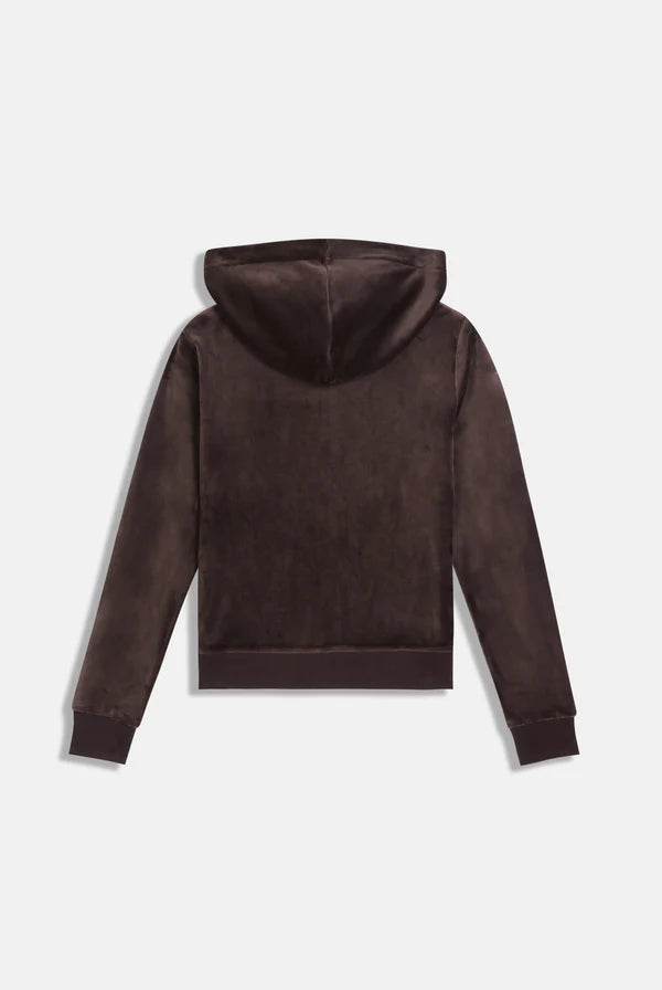 Robertson Classic Velour Zip Hoodie Gold Hw - Java