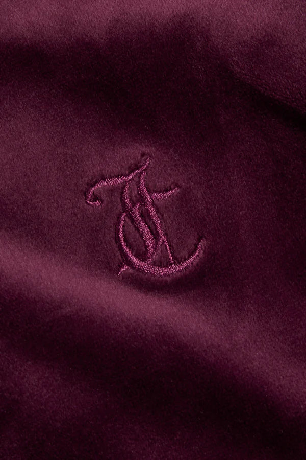 Robertson Classic Velour Zip Hoodie - Winetasting