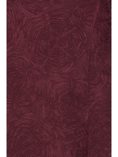 Flower Mesh Maxi Dress - Zinfandel