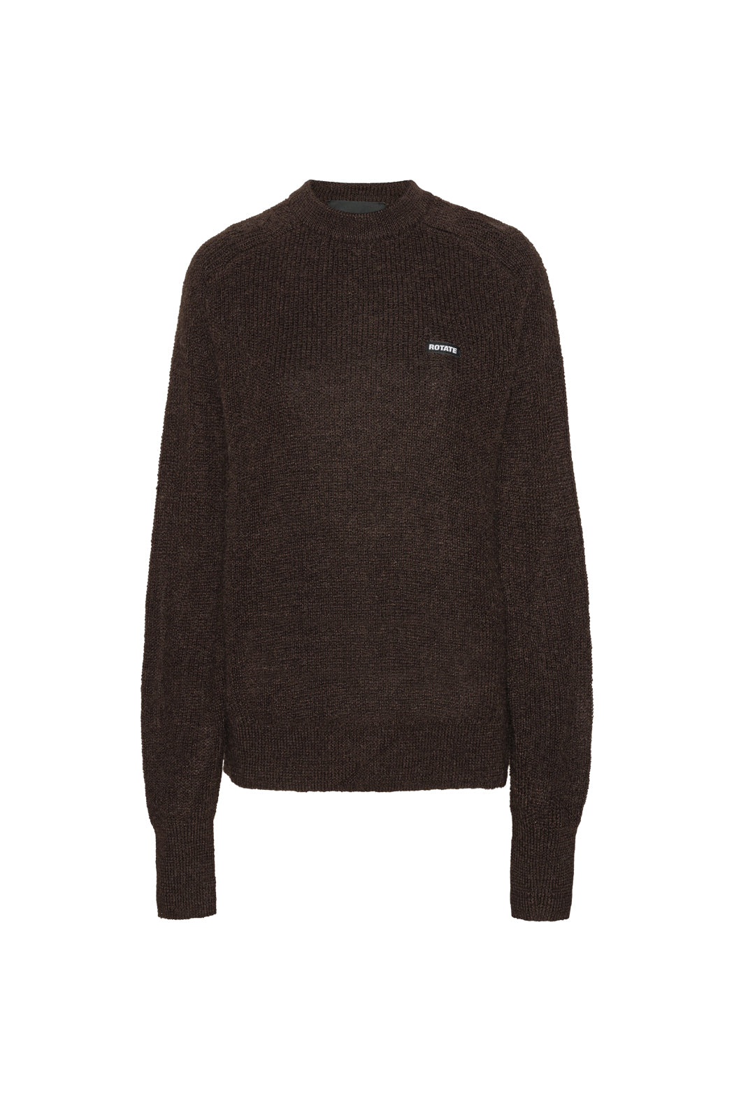 Light Knit Logo Sweater - Chicory Coffee