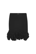 Crepe Mini Skirt - Svart
