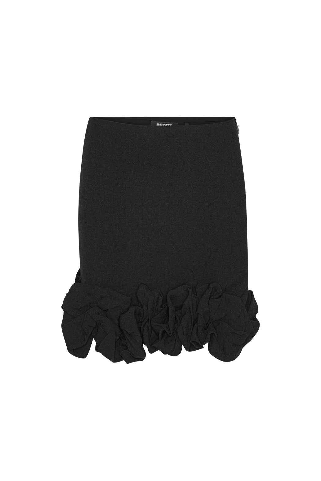 Crepe Mini Skirt - Svart