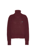 Knit Turtleneck Jumper - Zinfandel
