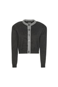 Firm Knit Cardigan - Phantom Comb.