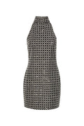 Beaded Halterneck Dress - Svart