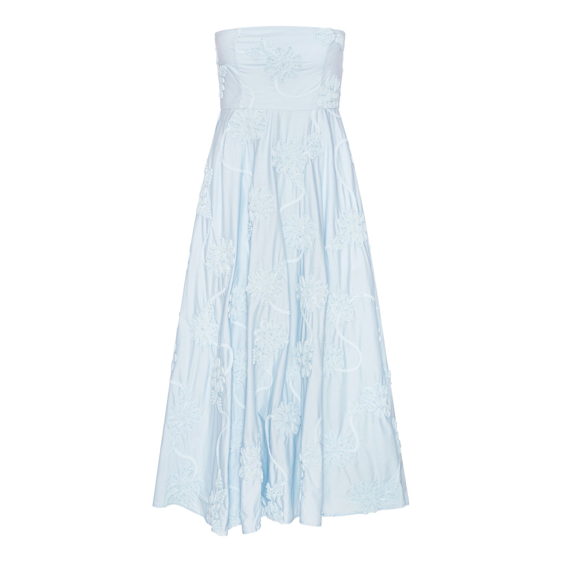 Flower Strapless Dress - Plein Air