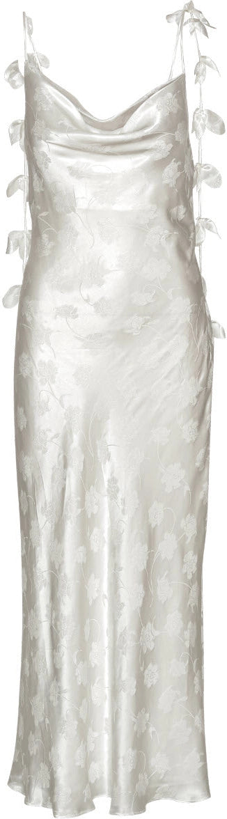 Midi Slip Dress - Egret