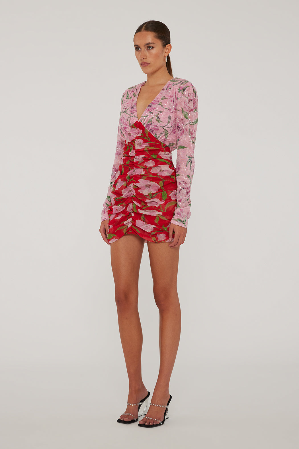Printed Mini Ls Dress - Wildeve + Prism Pink
Comb