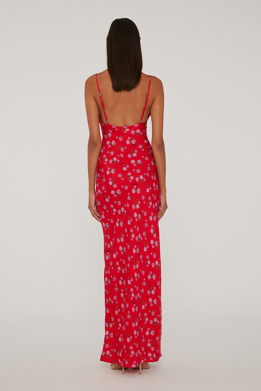 Printed Maxi Dress - Wildeve Cluster + High
Risk Red Comb