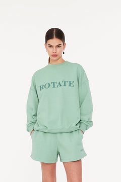 Sweat Logo Crewneck - Granite Green