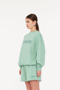 Sweat Logo Crewneck - Granite Green