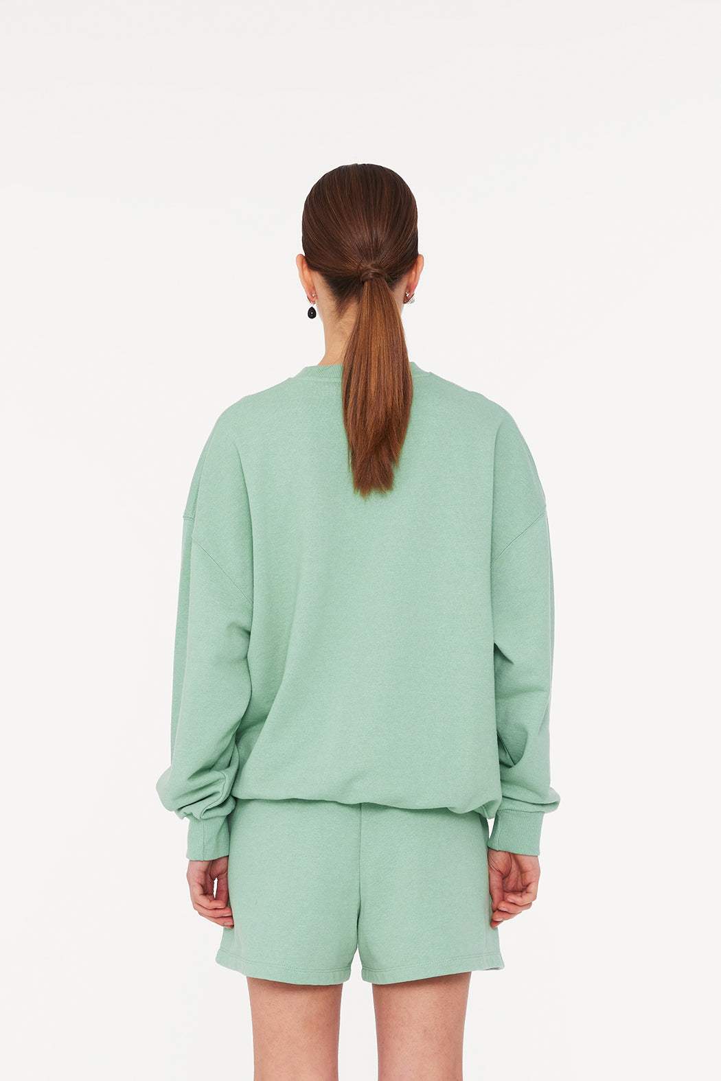 Sweat Logo Crewneck - Granite Green