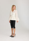Aliah Daisy Blus - Cream