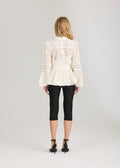 Aliah Daisy Blus - Cream