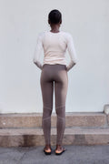 Basic Wrap Sweater - Ljusrosa