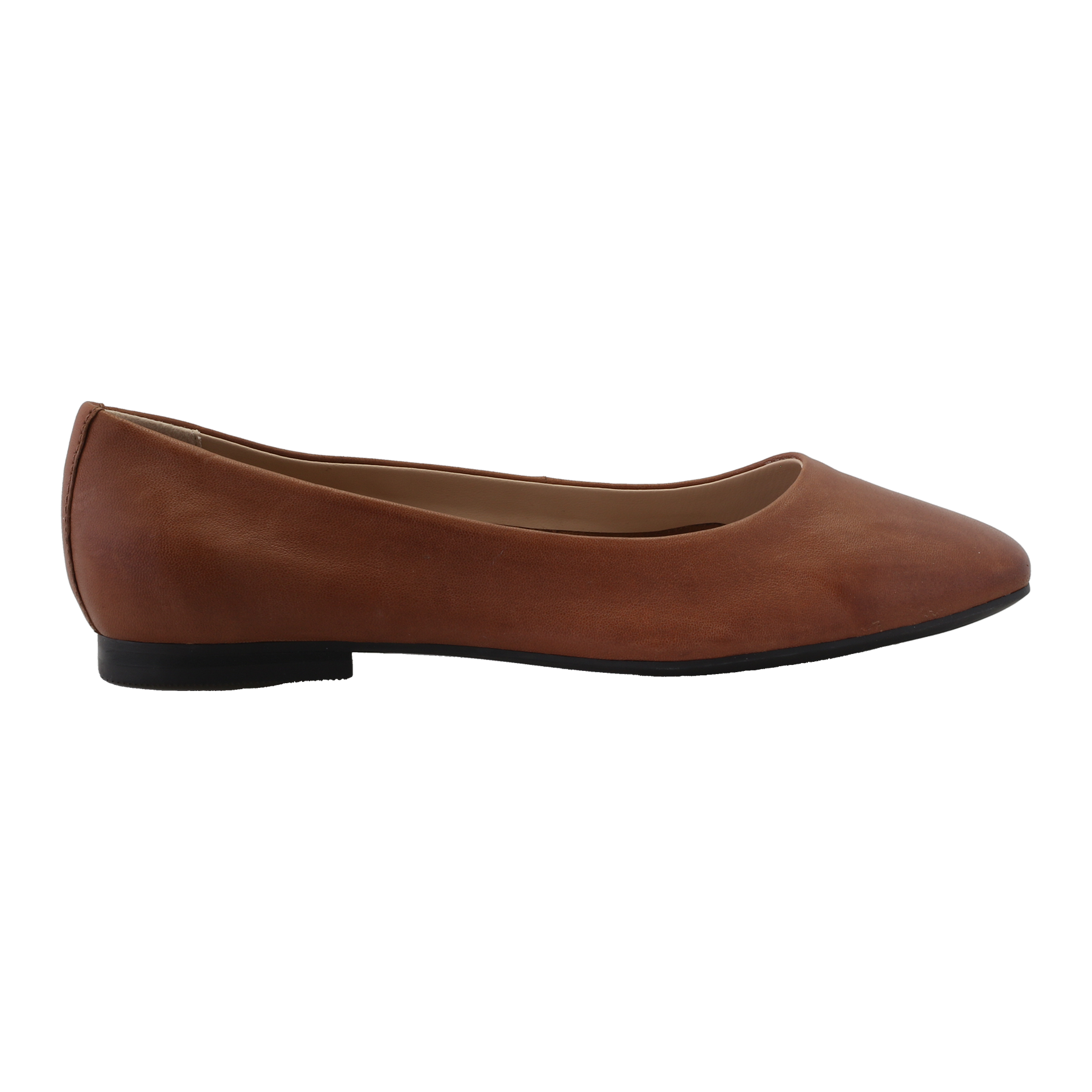 Trieste Ballerina Skinn - Cognac