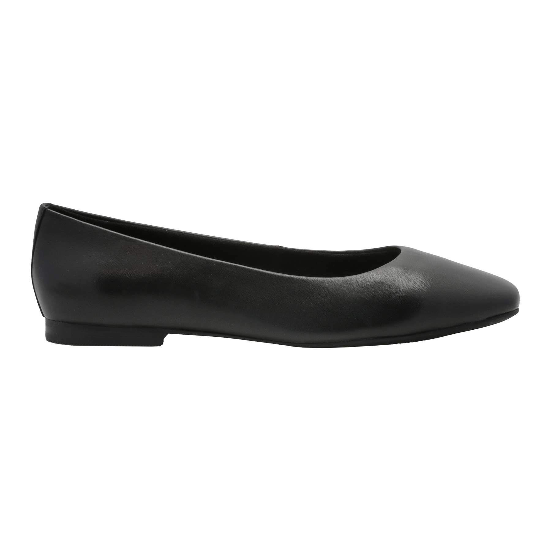 Trieste Ballerina Leather - Svart