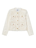 Cord Lace Jacket - Cream