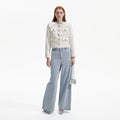 Cord Lace Jacket - Cream
