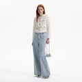 Cord Lace Jacket - Cream