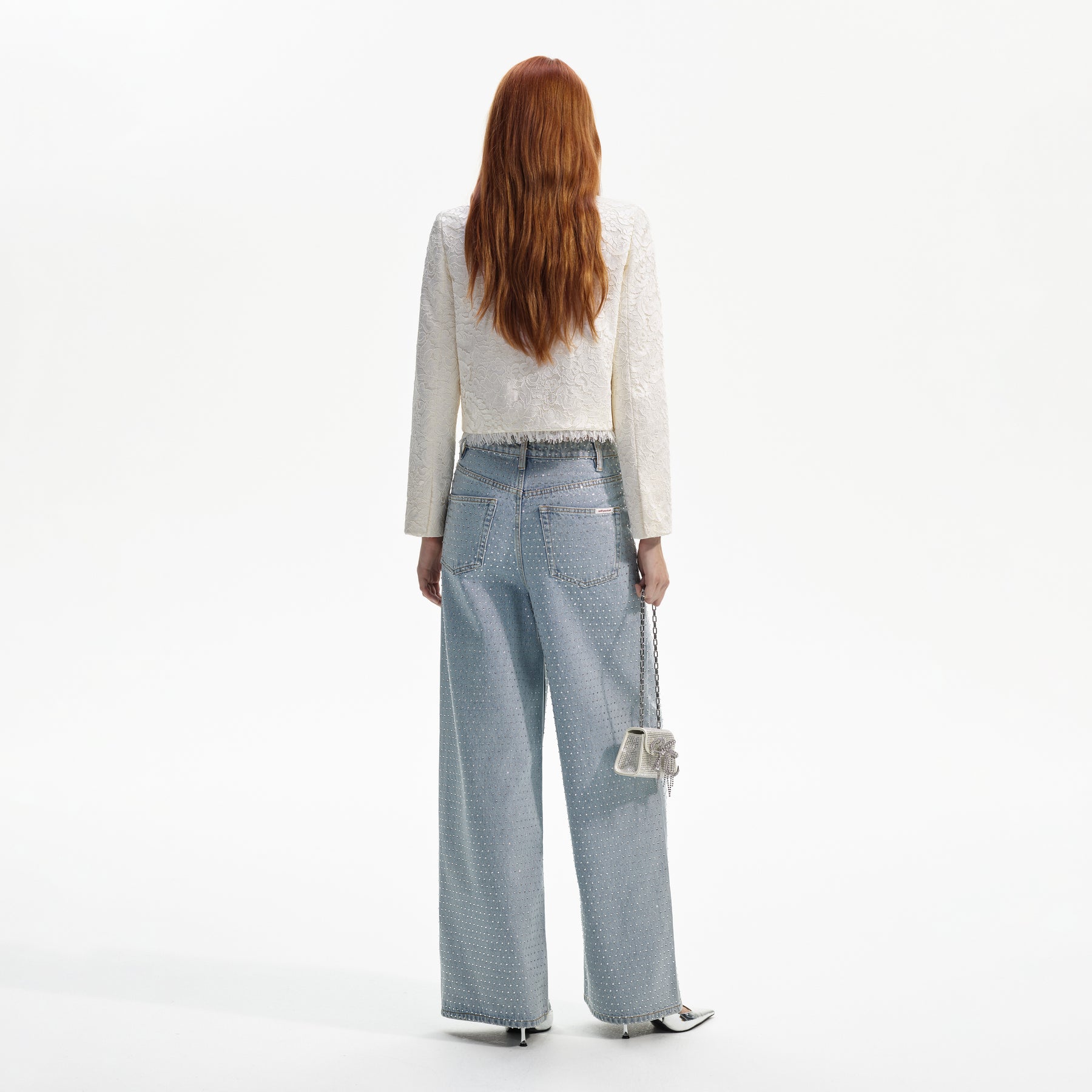 Cord Lace Jacket - Cream