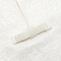 Boucle Diamante Bow Mini Dress - Cream